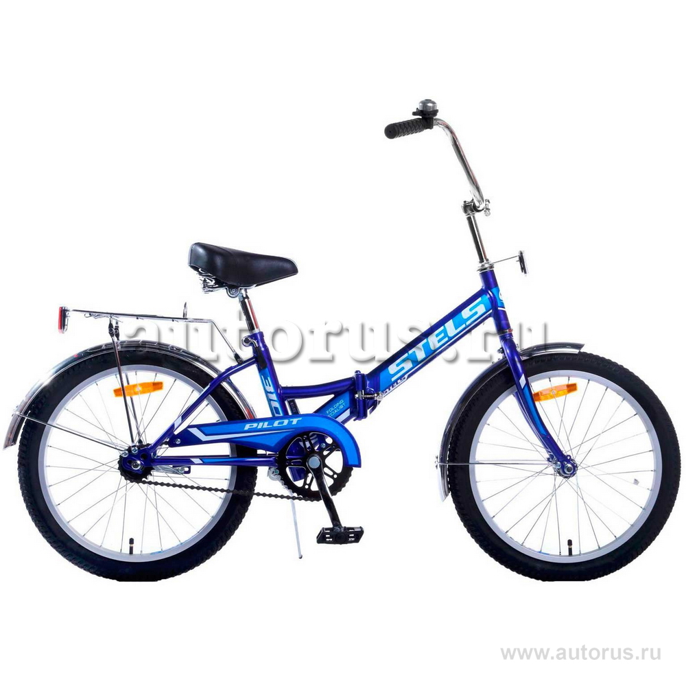 Велосипед 20 складной STELS Pilot 310 (2018) количество скоростей 1 рама сталь 13 синий