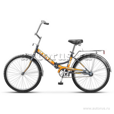 Велосипед 20 складной STELS Pilot 410 (2018) количество скоростей 1 рама сталь 13,5 оранжевый