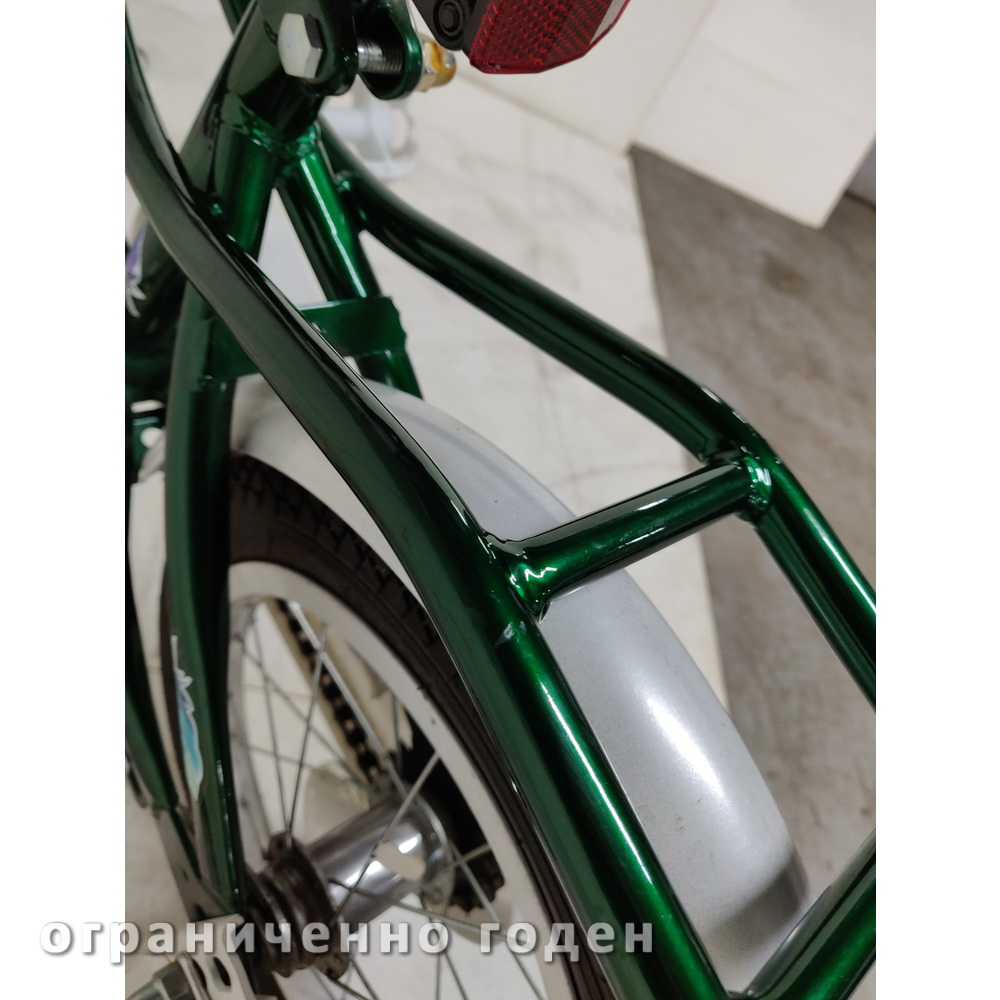 Велосипед 14" STELS Wind 9.5" Зелёный, Ограниченно годен