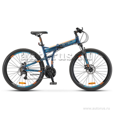 Велосипед 26 горный STELS Pilot 950 MD (2018) количество скоростей 21 рама алюминий 17,5 темно-синий