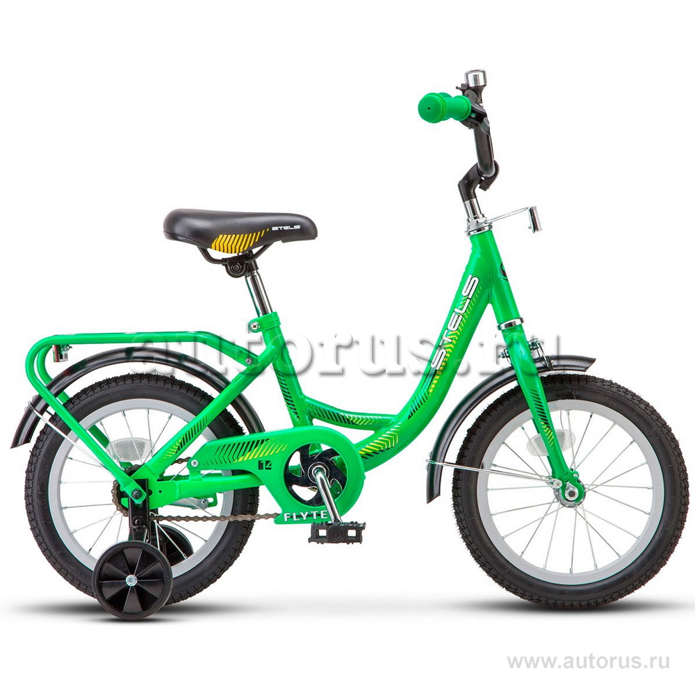 Велосипед 16 детский STELS Flyte (2018) количество скоростей 1 рама сталь 11 зеленый LU078406