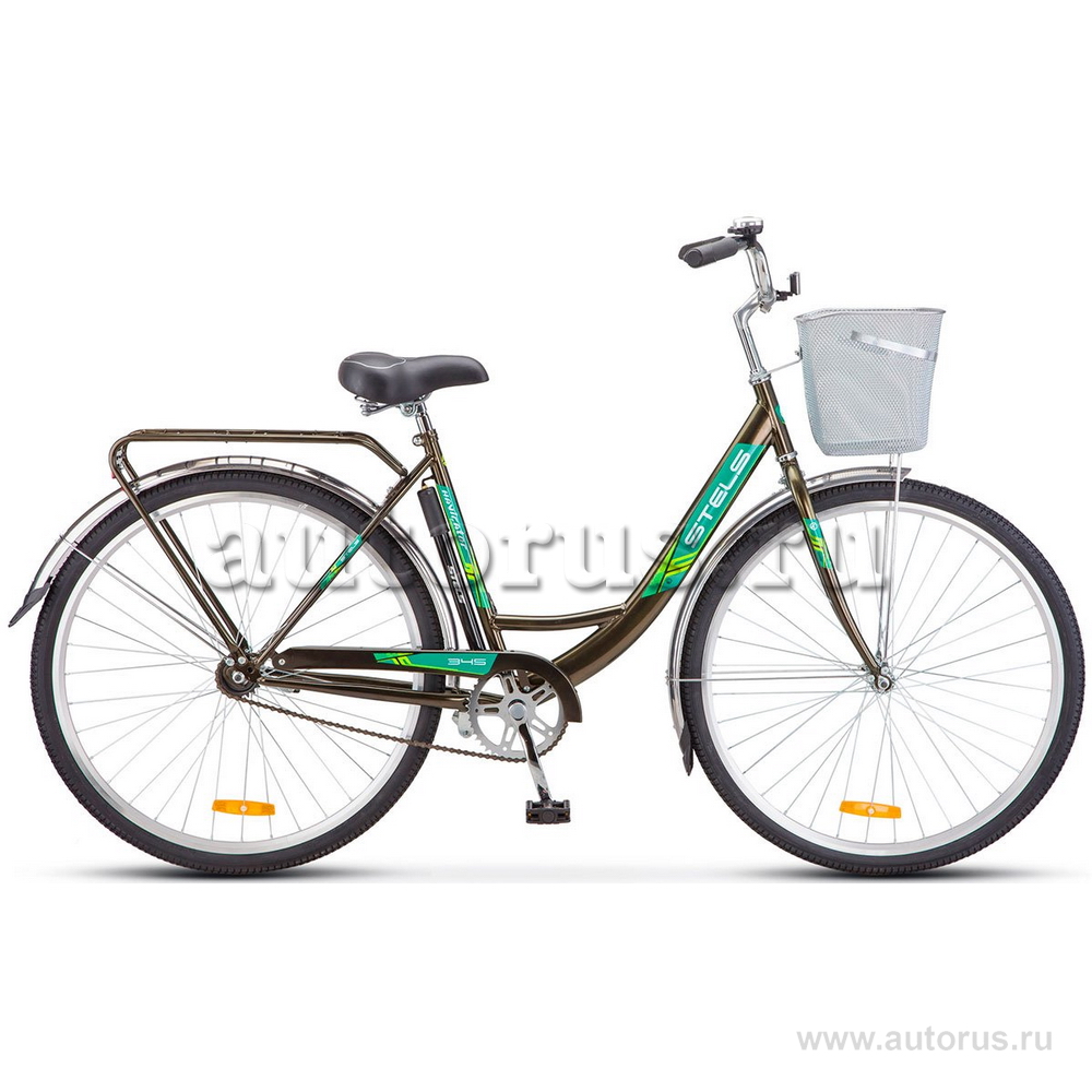 Велосипед 28 дорожный STELS Navigator 345 (2019) количество скоростей 1 рама сталь 20 коричневый
