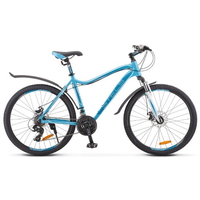 Велосипед 26 горный STELS Miss 6000 MD (2020) количество скоростей 21 рама сталь 17 голубой