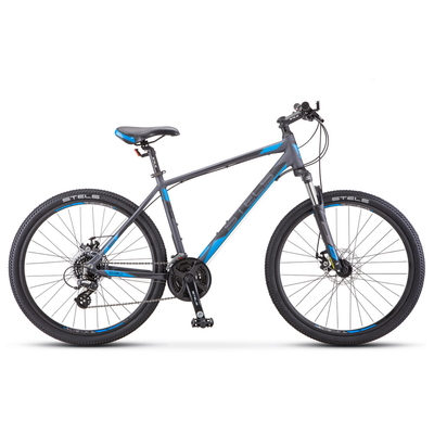 Велосипед 26 горный STELS Navigator 630 MD (2020) количество скоростей 24 рама сталь 20 синий
