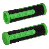 Грипсы Novatrack, 110мм, черно-салатовый (РТ7488С) STG Х76791