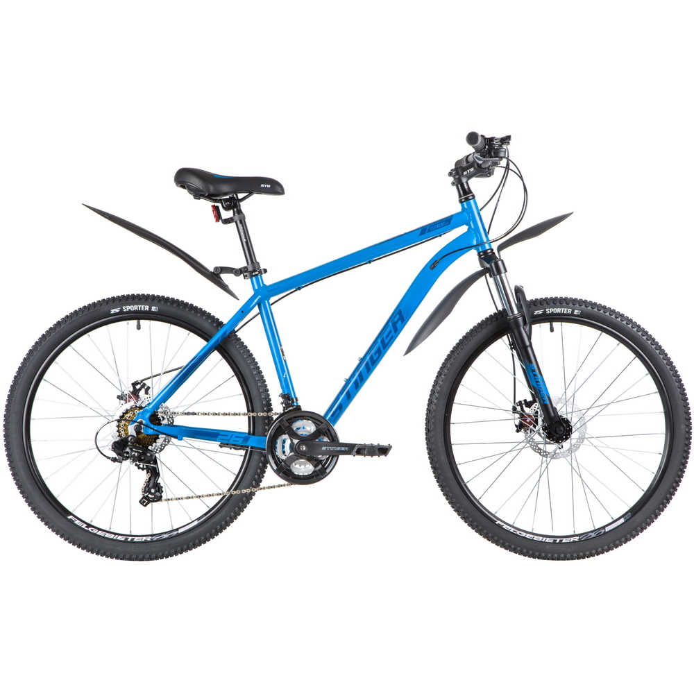 Велосипед 26 горный STINGER Element Evo (2020) количество скоростей 21 рама алюминий 18 синий