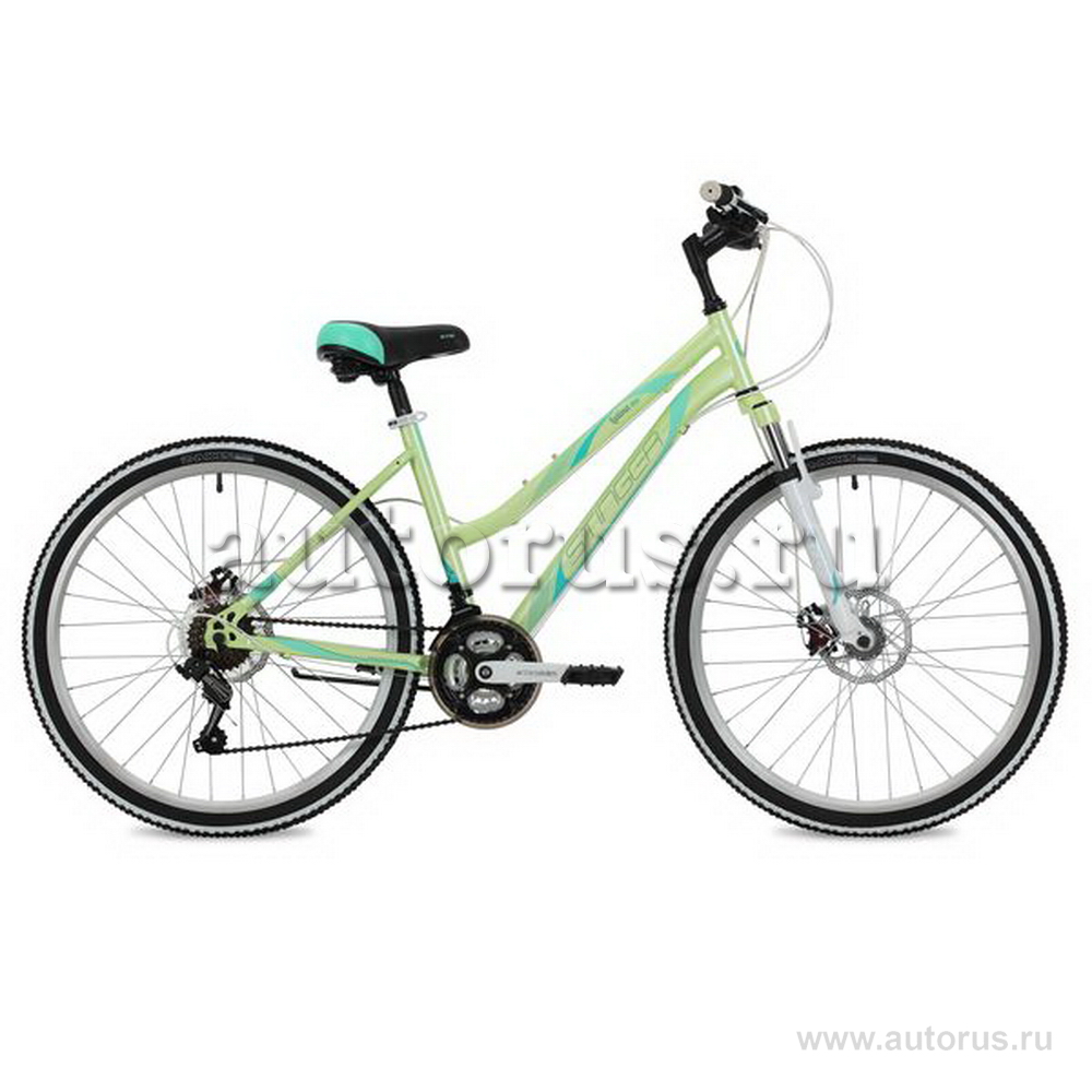 Велосипед 26 горный STINGER Latina D (2018) количество скоростей 18 рама сталь 17 зеленый