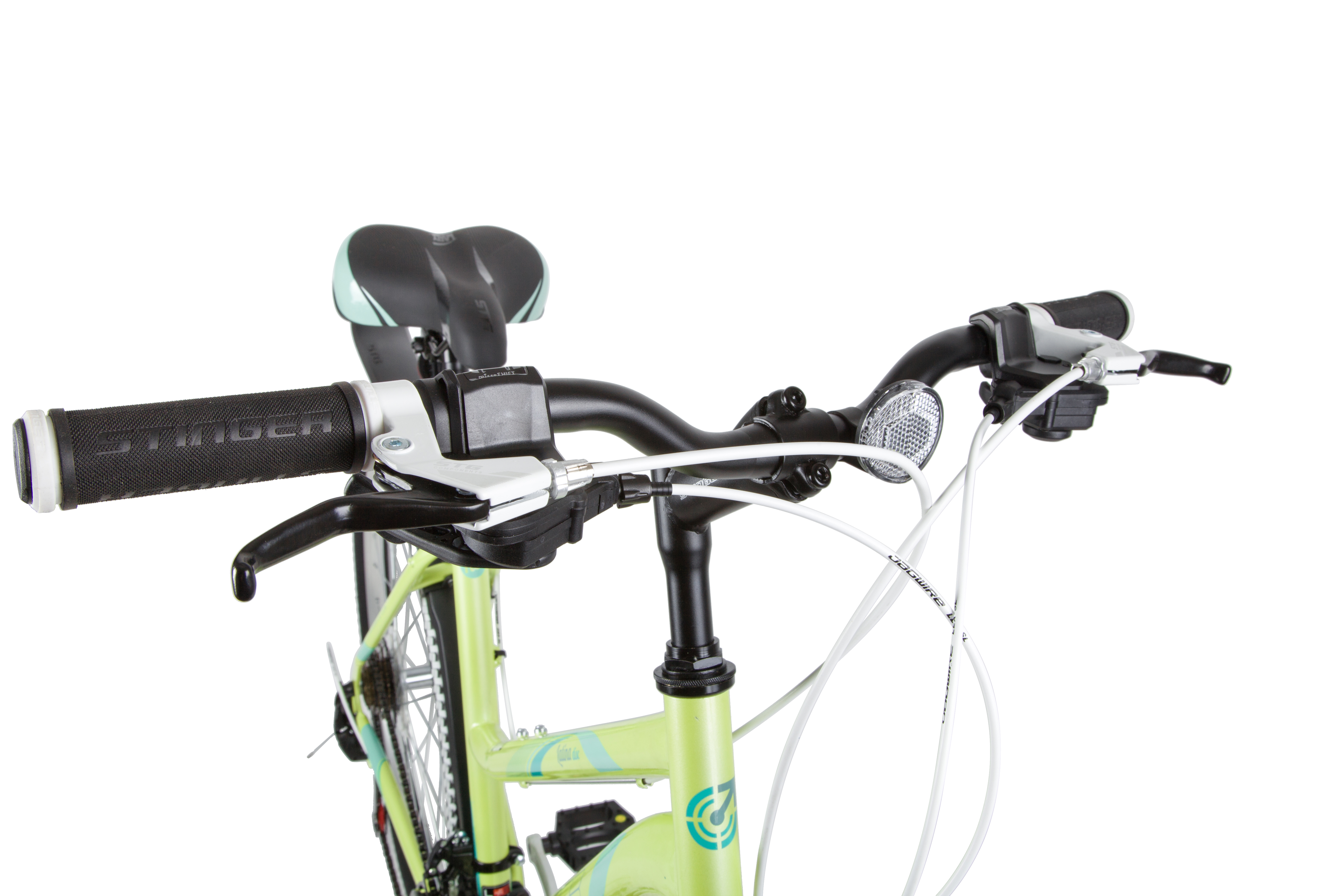 Велосипед 26 горный STINGER Latina D (2020) количество скоростей 18 рама сталь 19 зеленый