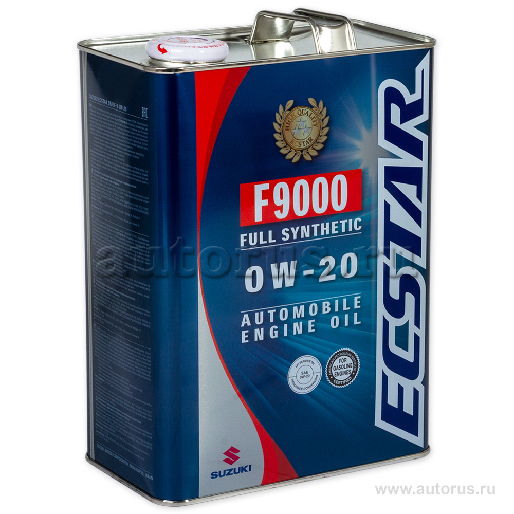 Масло моторное SUZUKI Motor Oil 0W20 синтетическое 4 л 99M00-22R01-004