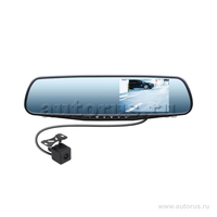Зеркало с видеорегистратором SWAT VDR-4U ,камера заднего вида ,Full HD , 150°