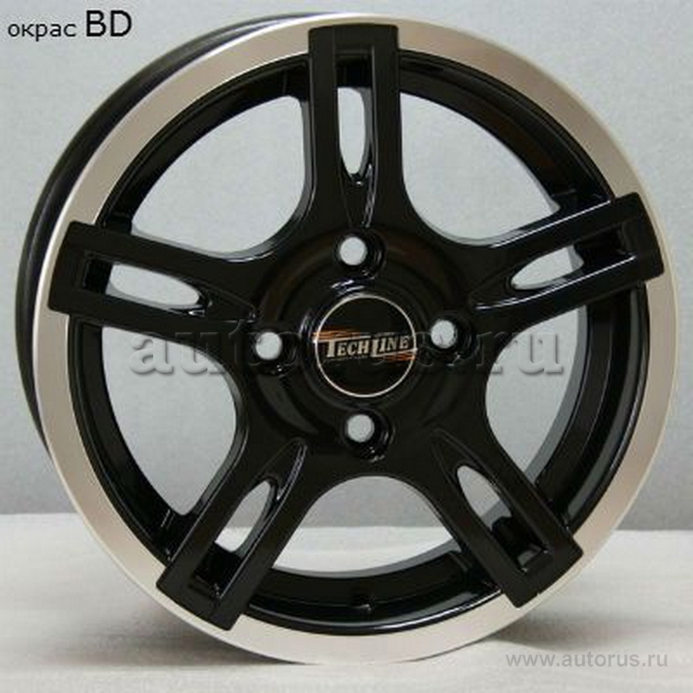 Диск литой R14 5.5J 4x100/67.1 ET35 Tech Line 419 BD rd830662