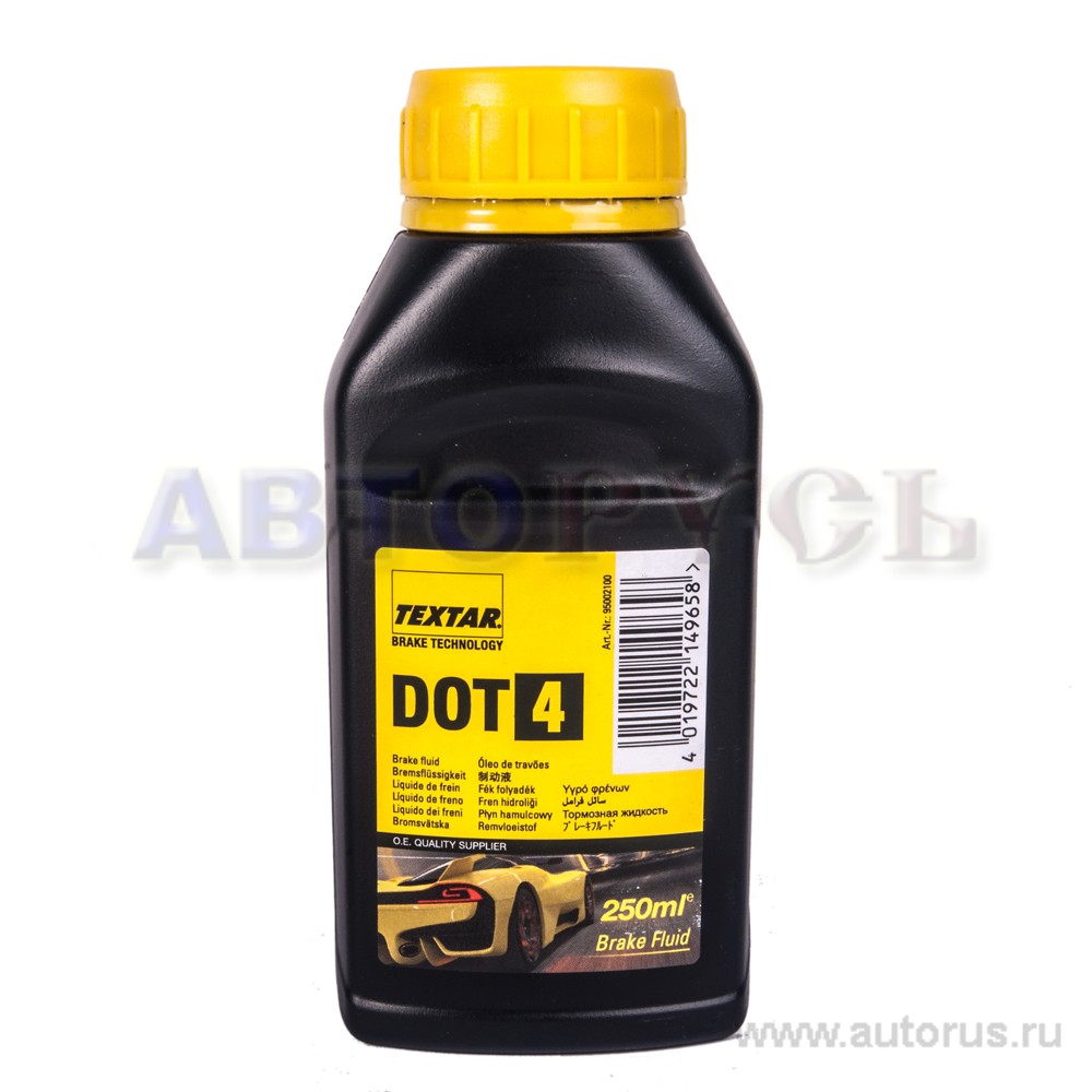 Жидкость тормозная TEXTAR Universal DOT4 0,25 л 95002100