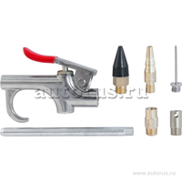 Пистолет продувочный с насадками в наборе, 7 предметов THORVIK ABGK7