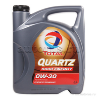 Масло моторное Total Quartz 9000 0W30 синтетическое 4 л 151523