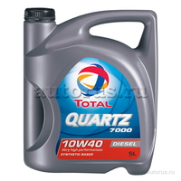 Масло моторное Total Quartz Diesel 7000 10W40 синтетическое 5 л 201524