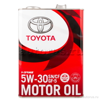 Масло моторное Toyota Motor Oil SN/GF-5 5W30 синтетическое 4 л 08880-10705