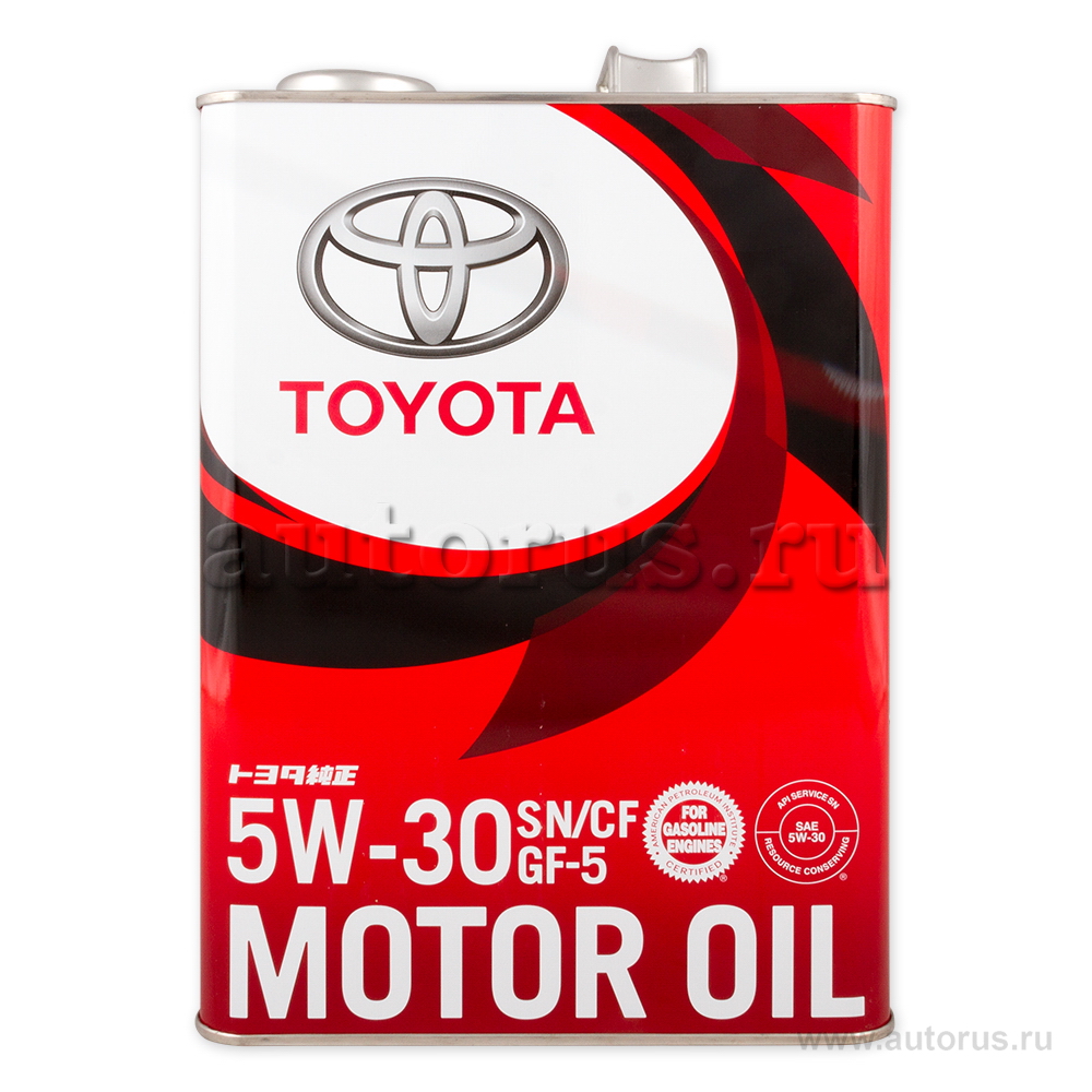 Масло моторное Toyota Motor Oil SN/GF-5 5W30 синтетическое 4 л 08880-10705