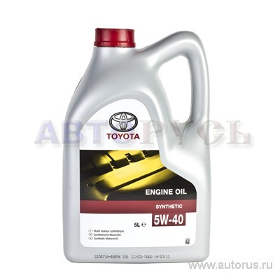 Масло моторное Toyota Engine oil 5W40 синтетическое 5 л 08880-80375-GO