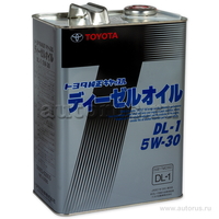 Масло моторное TOYOTA MITSUBISHI Diesel oil DL-1 5W30 синтетическое 4 л 08883-02805