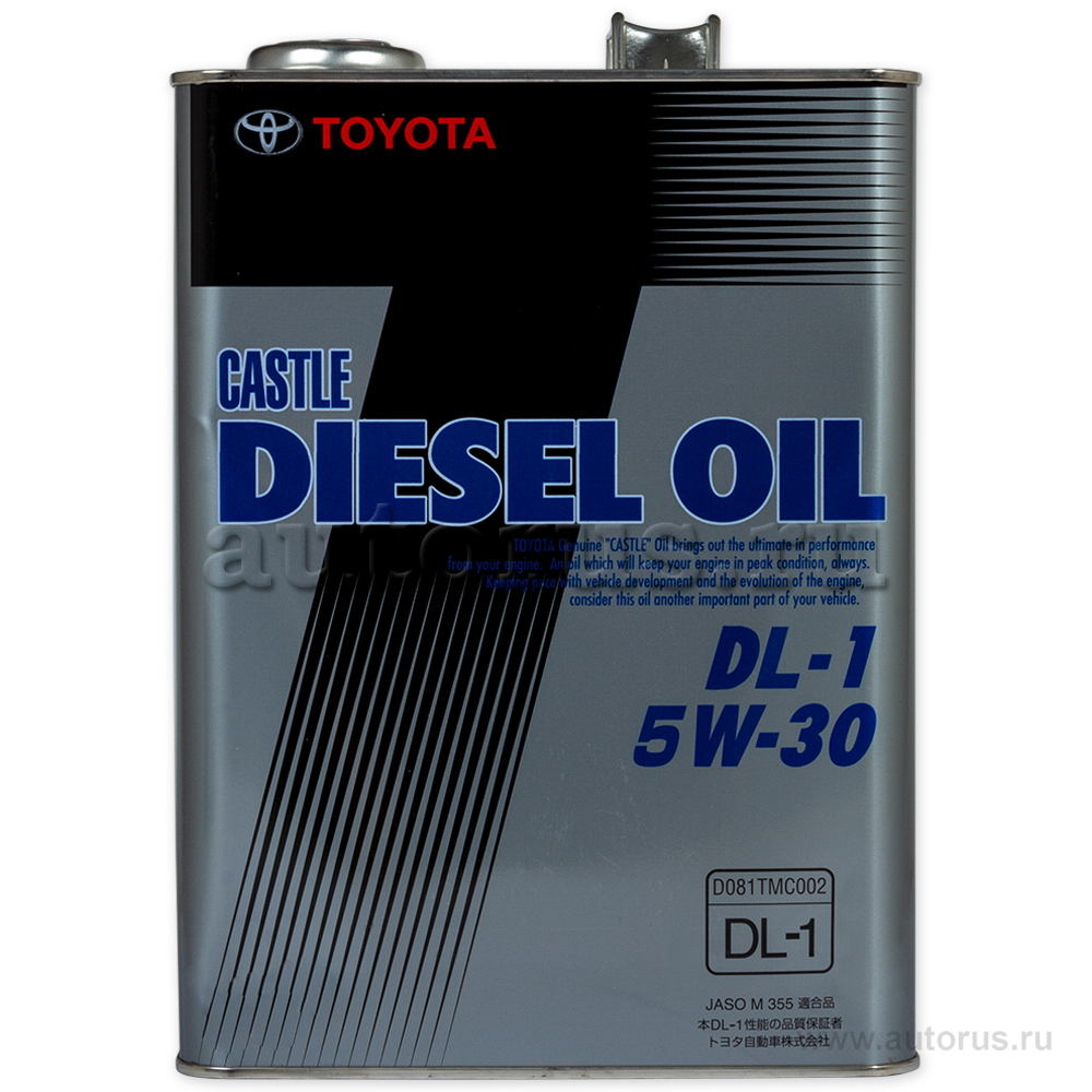 Масло моторное TOYOTA MITSUBISHI Diesel oil DL-1 5W30 синтетическое 4 л 08883-02805