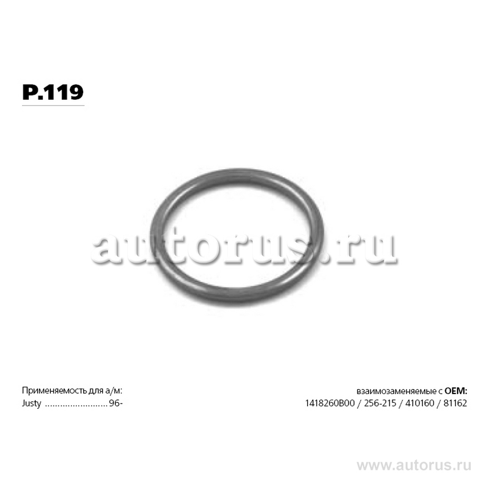 Прокладка (кольцо) глушителя TRANSMASTER UNIVERSAL P119