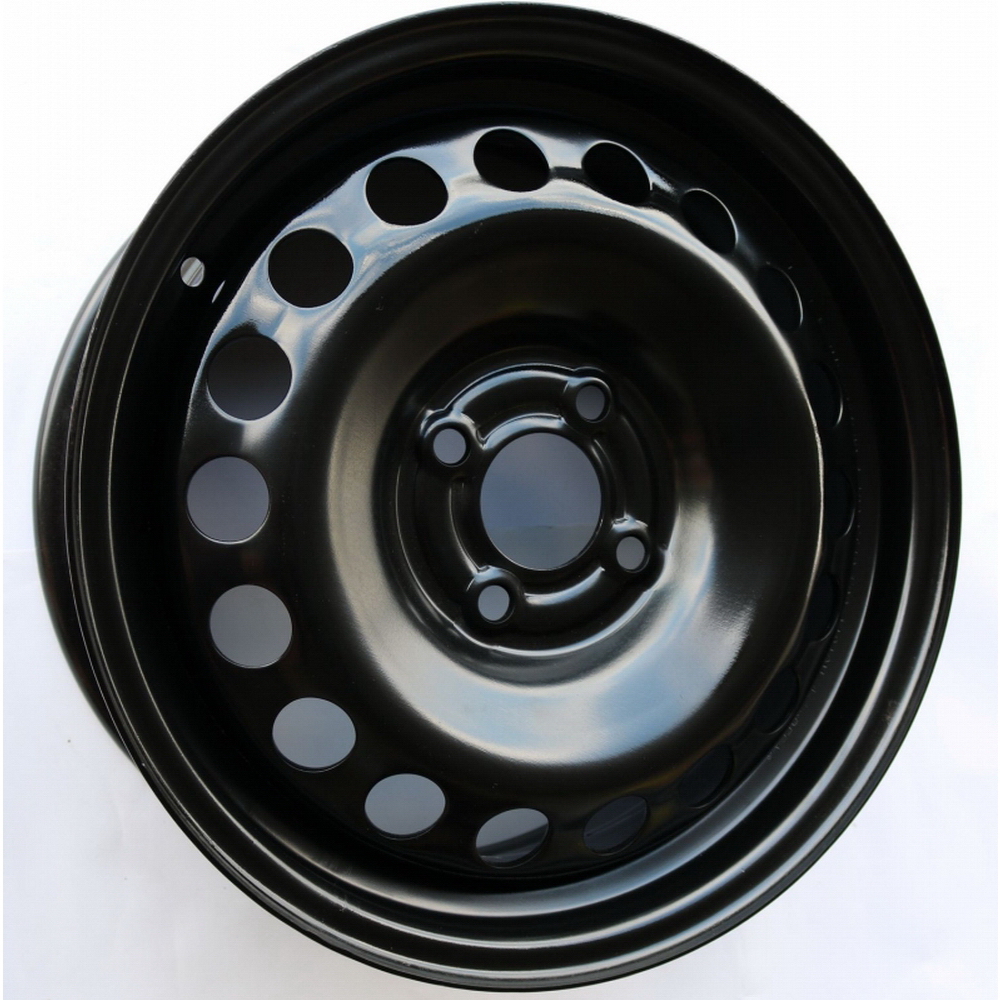 Диск штампованный R15 6J 4x100/56.6 ET49 TREBL 64A49A Black 9112665