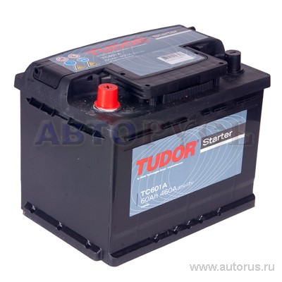 Аккумулятор TUDOR Starter 60 А/ч прямая L+ EN 500A 242x175x190 TC601A TC601A