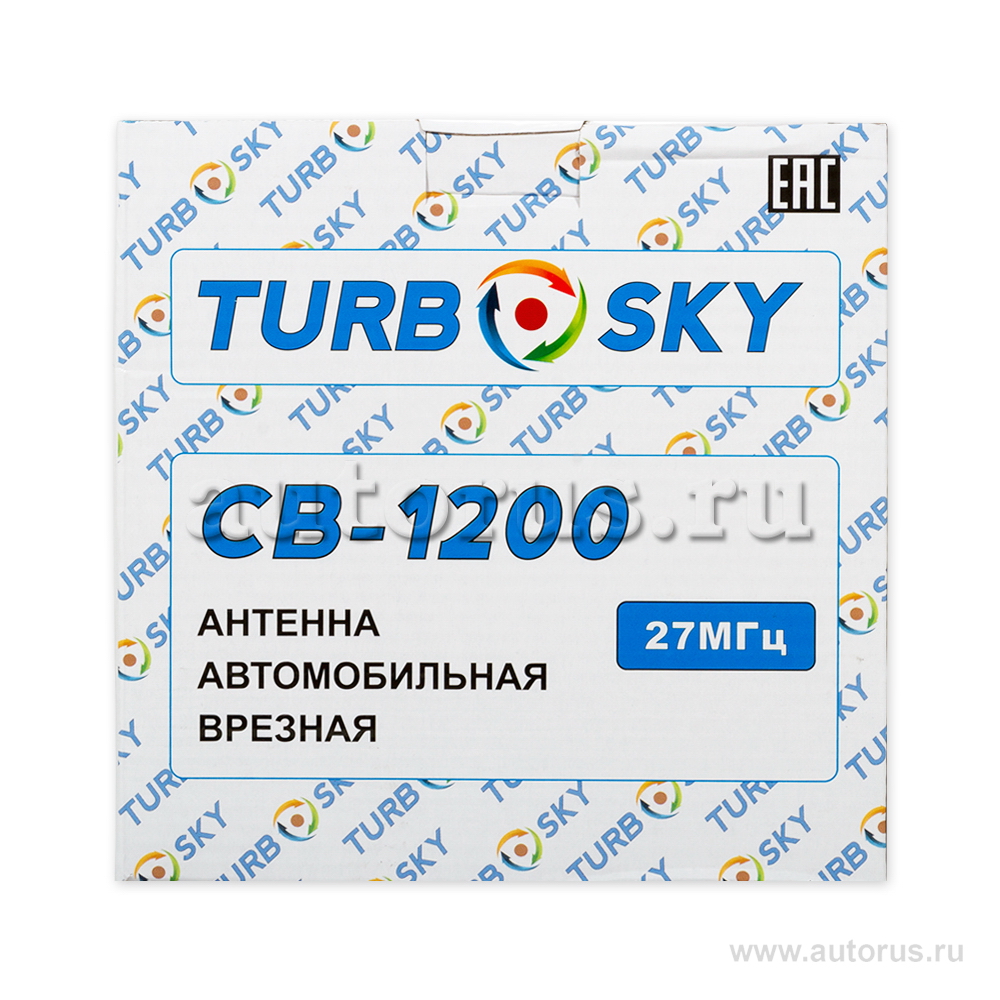Антенна для радиостанции врезная TurboSky CB 1200 26 - 28 МГц