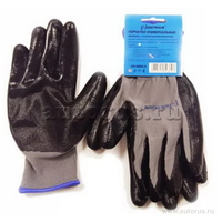 Перчатки универсальные, с полиуретановым покрытием. р-10 (серые) UNITRAUM UN-N002-10