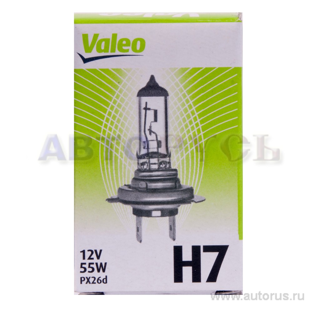 Лампа 12V H7 55W VALEO Standart 1 шт. картон 032 009