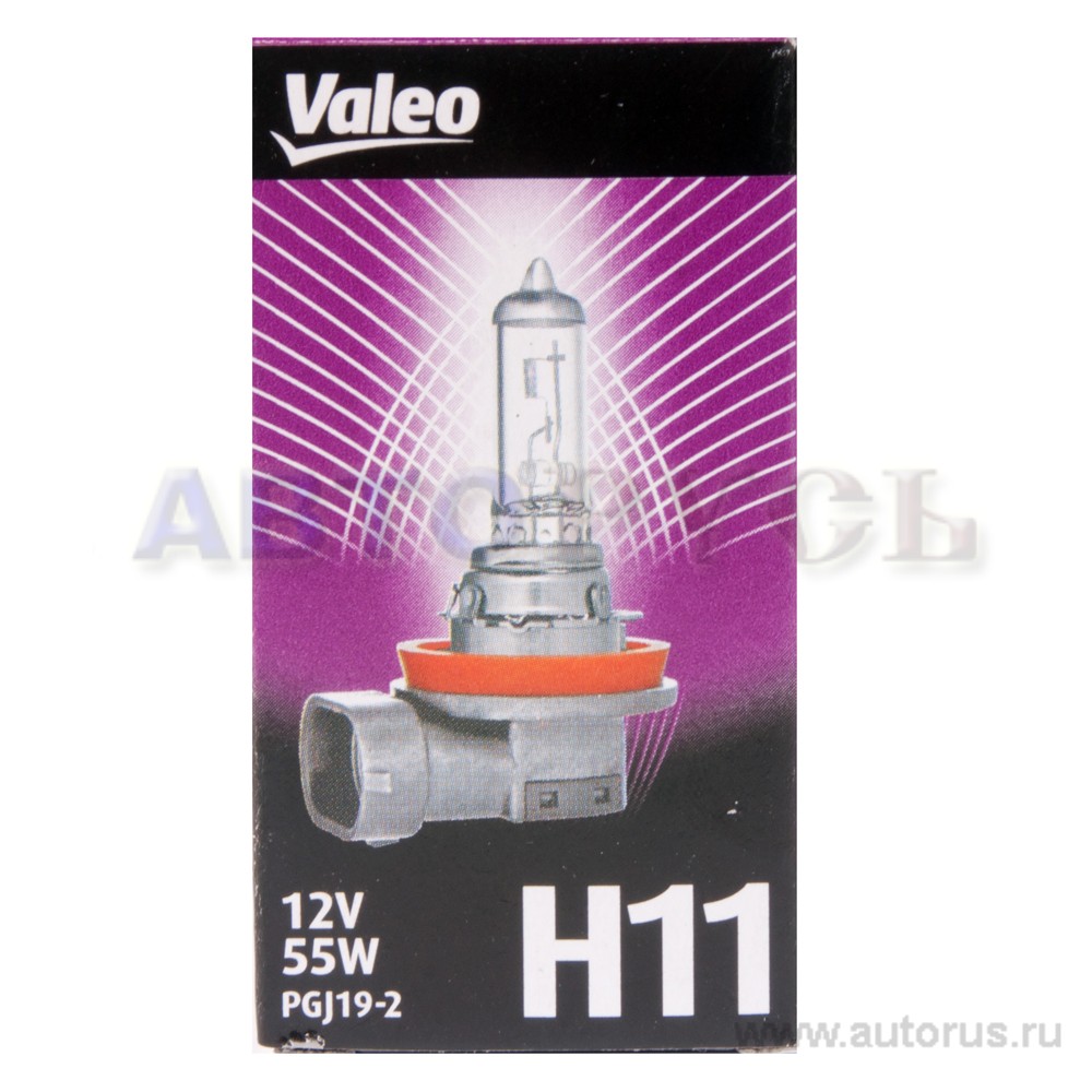 Лампа 12V H11 55W VALEO Life x2 1 шт. картон 032 525