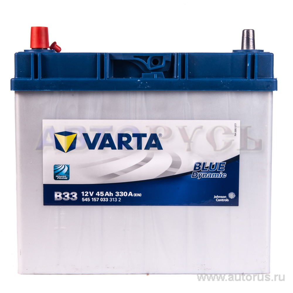 Аккумулятор VARTA Blue Dynamic 45 А/ч 545 157 033 прямая L+ EN 330A 238x129x227 B33 545 157 033 313 2