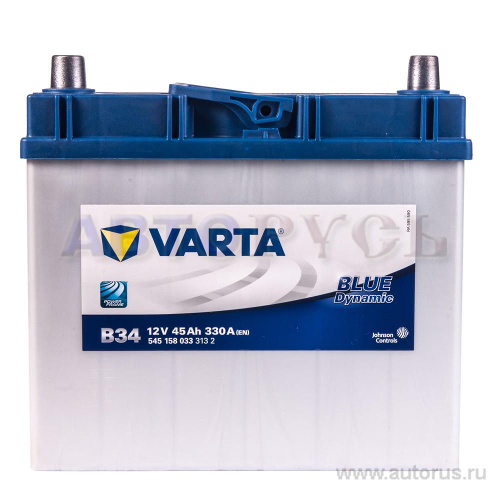 Аккумулятор VARTA Blue Dynamic 45 А/ч 545 158 033 прямая L+ EN 330A 238x129x227 B34 545 158 033 313 2