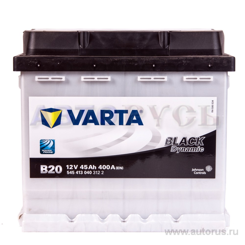 Аккумулятор VARTA Black Dynamic 45 А/ч 545 413 040 прямая L+ EN 400A 207x175x190 B20 545 413 040 312 2