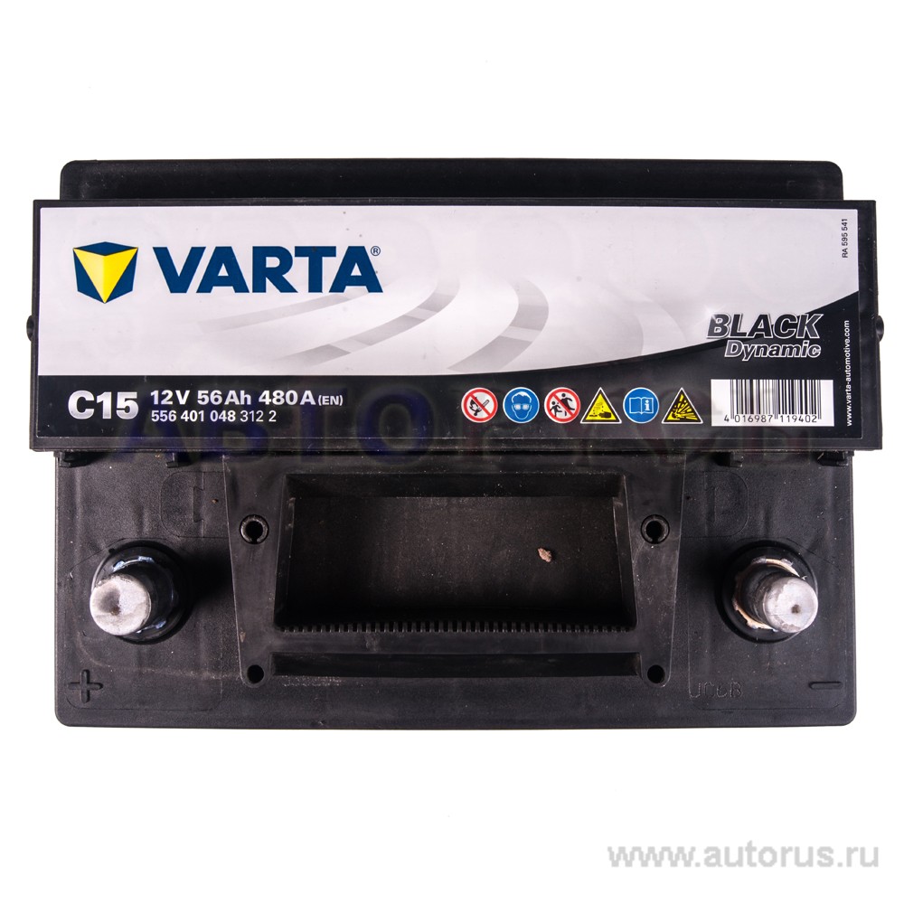 Аккумулятор VARTA Black Dynamic 56 А/ч 556 401 048 прямая L+ EN 480A 242x175x190 C15 556 401 048 312 2