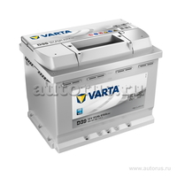 Аккумулятор VARTA Silver Dynamic 63 А/ч 563 401 061 прямая L+ EN 610A 242x175x190 D39 563 401 061 316 2