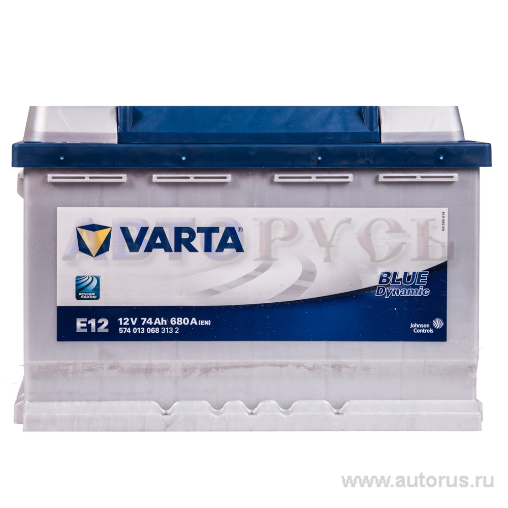 Аккумулятор VARTA Blue Dynamic 74 А/ч 574 013 068 прямая L+ EN 680A 278x175x190 E12 574 013 068 313 2