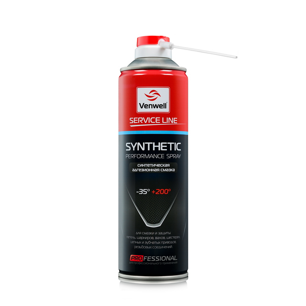 Смазка cпрей Venwell SYNTHETIC Performance Spray адгезионная 500 мл VW-SL-019RU