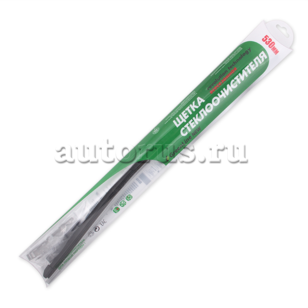 Щетка стеклоочистителя 530 мм бескаркасная 1 шт VK TECHNOLOGY Green Line NEW VT 05638