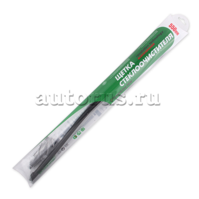 Щетка стеклоочистителя 550 мм бескаркасная 1 шт VK TECHNOLOGY Green Line NEW VT 05639