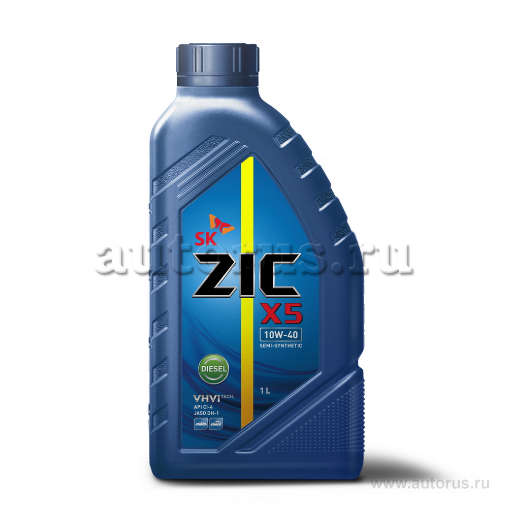 Масло моторное ZIC X5 Diesel 10W40 полусинтетическое 1 л 132660
