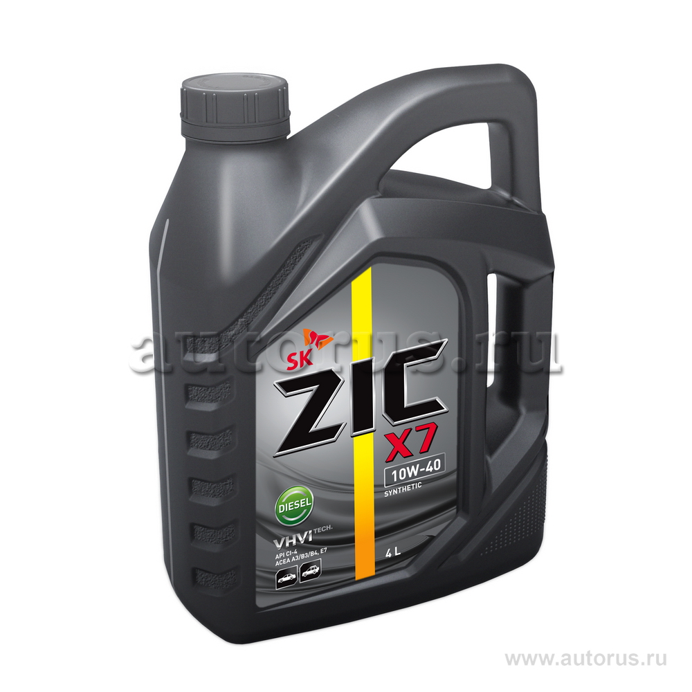 Масло моторное ZIC X7 Diesel 10W40 синтетическое 4 л 162607