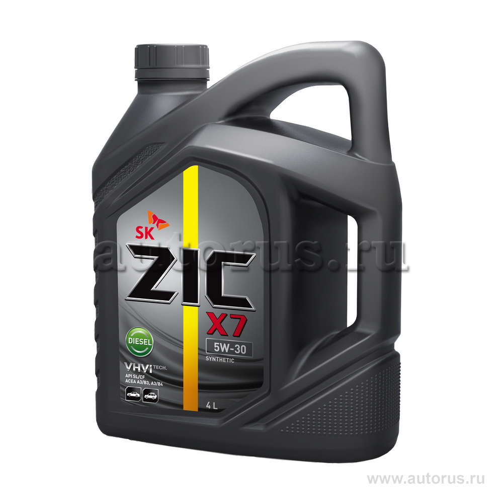 Масло моторное ZIC X7 Diesel 5W30 синтетическое 4 л 162610
