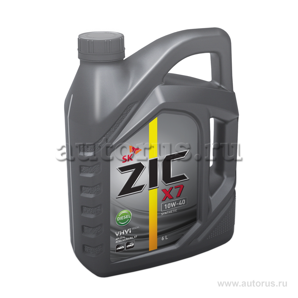 Масло моторное ZIC X7 Diesel 10W40 синтетическое 6 л 172607