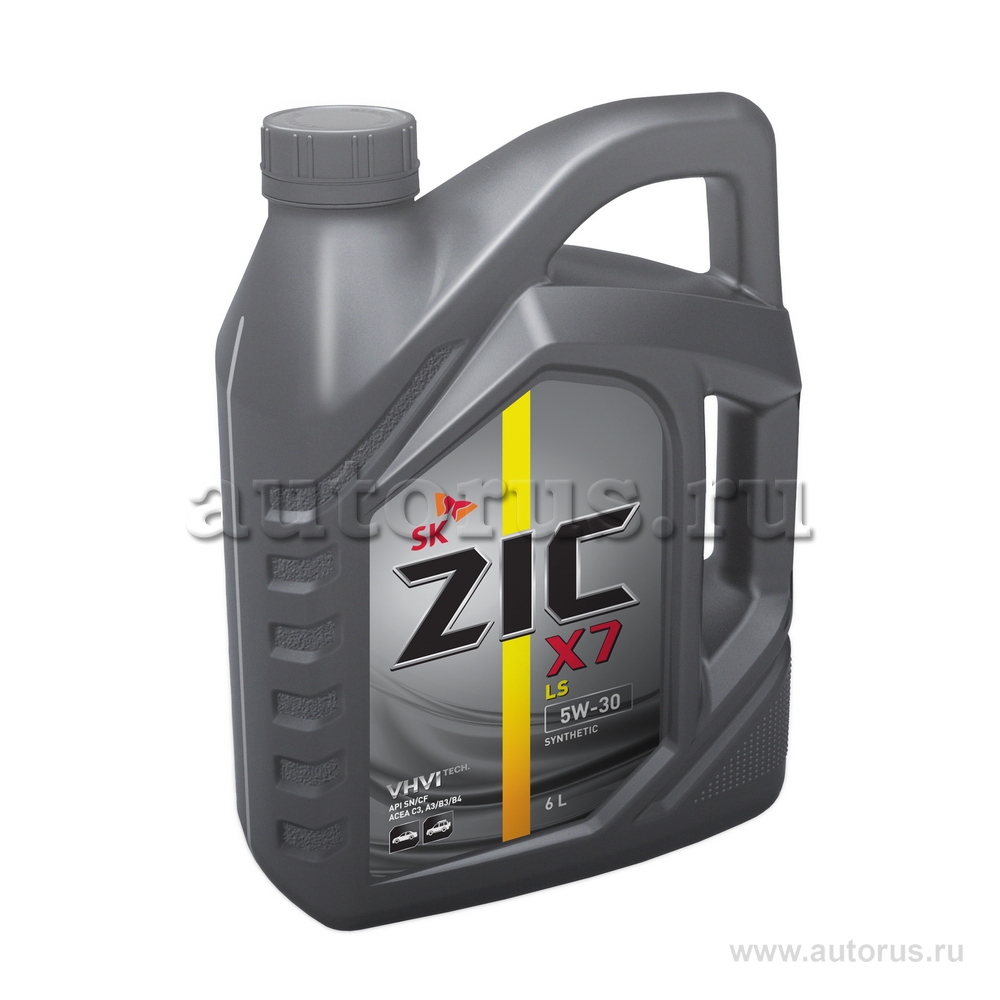 Масло моторное ZIC X7 LS 5W30 синтетическое 6 л 172619