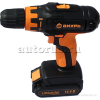 Дрель-шуруповерт аккумуляторная ДА-14,4Л-2К Вихрь 72/14/8