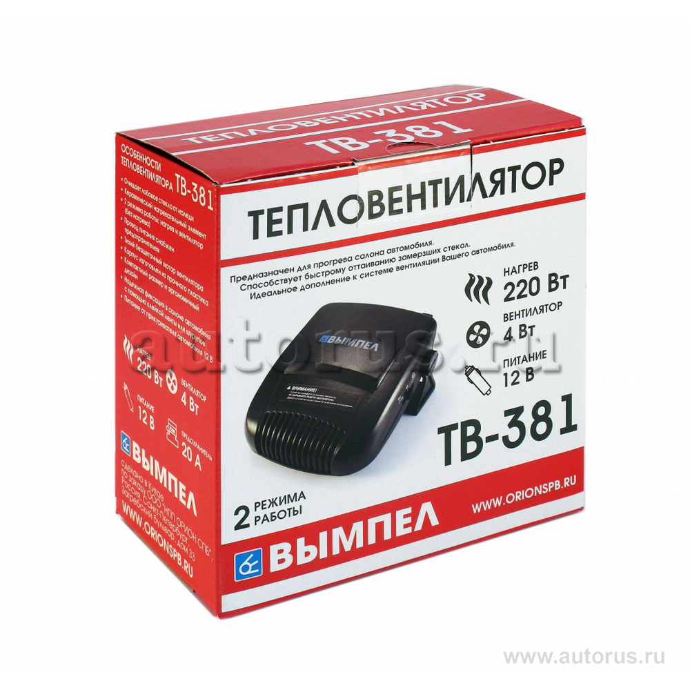 Тепловентилятор ТВ-381 ВЫМПЕЛ 5155