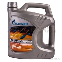 Масло моторное Gazpromneft Premium L 5W40 полусинтетическое 4 л 2389900122