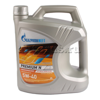 Масло моторное Gazpromneft Premium N 5W40 синтетическое 4 л 2389900144