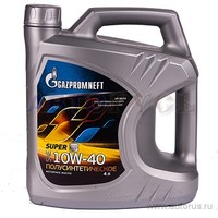 Масло моторное Gazpromneft Super 10W40 полусинтетическое 4 л 2389901318
